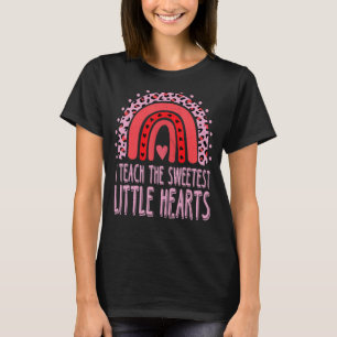 Camiseta Ensino Os Corações Mais Doces Do Rainbow Valenti