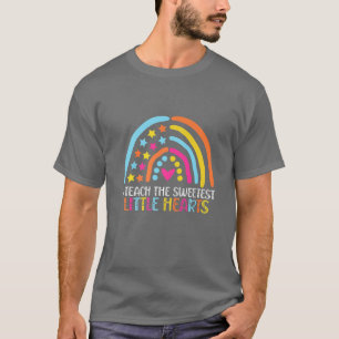 Camiseta Ensino Os Corações Mais Doces Do Rainbow Valenti