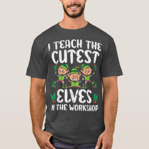 Camiseta Ensino Os Elfos Mais Justos No Workshop Professor