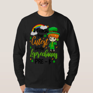 Camiseta Ensino Os Maiores Leprechauns Na Pré K Rua Patrick