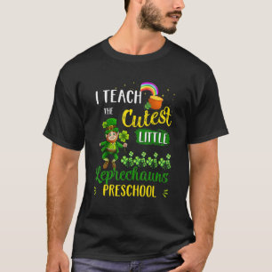 Camiseta Ensino Os Maiores Leprechauns Na Rua De Pré-Escola