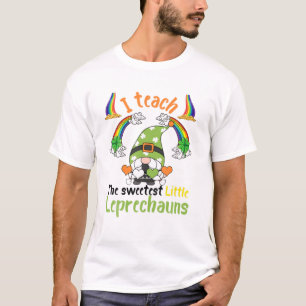 Camiseta Ensino Os Mais Doces Pequenos Leprechauns Patrick