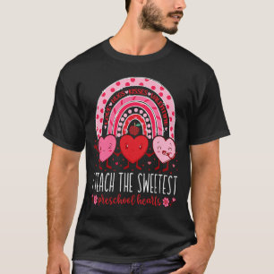 Camiseta Ensino Os Mais Doces Professores Da Pré-Escola Val