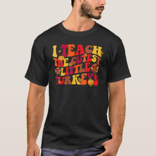 Camiseta Ensino Os Mais Pobres Perus Retro Thanksgivi