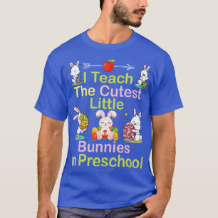 Camiseta Ensino Os Pequenos Coelhinhos Mais Bastantes Na Pr