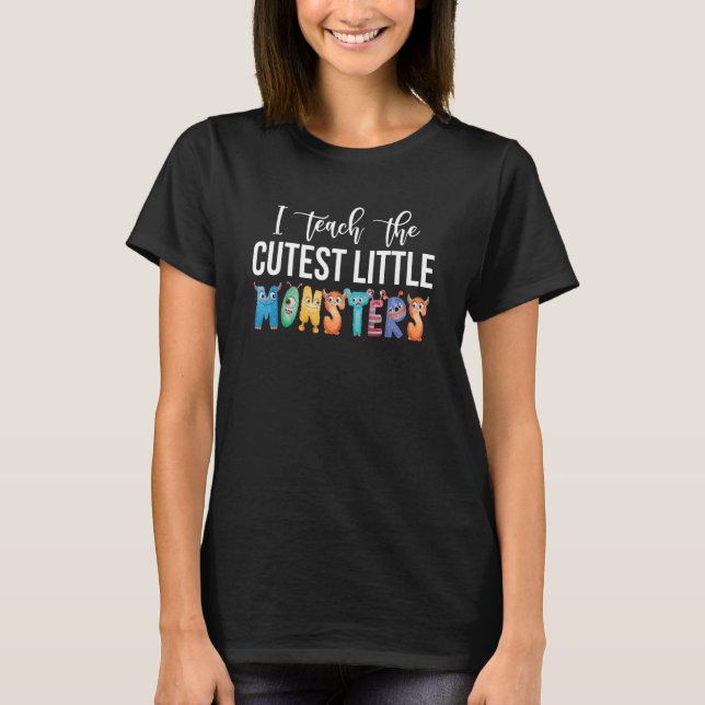 Camiseta Ensino Os Professores De Monstros Mais Bastantes (Frente)