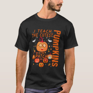 Camiseta Ensino Os Pumpkins Mais Bonitos No Dia Das Bruxas