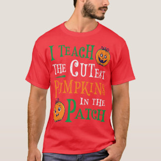 Camiseta Ensino Os Pumpkins Mais Bonitos No Dia Das Bruxas