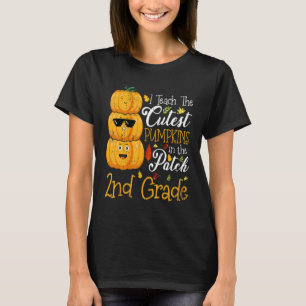 Camiseta Ensino Os Pumpkins Mais Bonitos No Grau De segundo