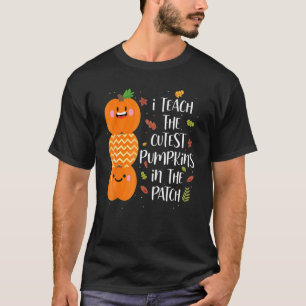 Camiseta Ensino Os Pumpkins Mais Bonitos No Professor De Pa
