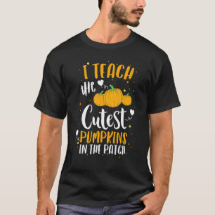 Camiseta Ensino Os Pumpkins Mais Bonitos No Professor De Pa