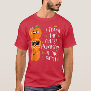 Camiseta Ensino Os Pumpkins Mais Bonitos No Professor De Pa