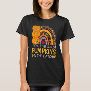 Camiseta Ensino Os Pumpkins Mais Bonitos No Professor De Pa
