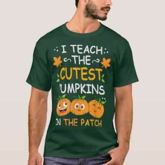 Camiseta Ensino Os Pumpkins Mais Bonitos No Professor De Pa