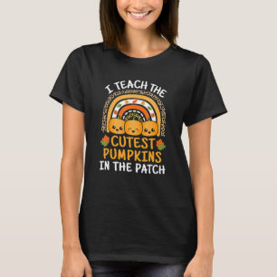 Camiseta Ensino Os Pumpkins Mais Bonitos No Professor De Pa
