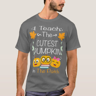 Camiseta Ensino Os Pumpkins Mais Bonitos No Professor De Pa