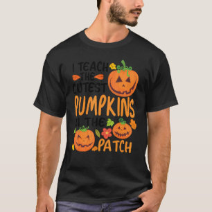 Camiseta Ensino Os Pumpkins Mais Bonitos No Professor De Pa