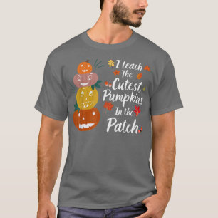 Camiseta Ensino Os Pumpkins Mais Bonitos No Professor De Pa