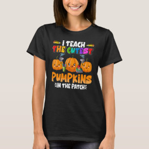 Camiseta Ensino Os Pumpkins Mais Bonitos No Professor De Pa