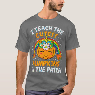 Camiseta Ensino Os Pumpkins Mais Bonitos No Professor De Pa
