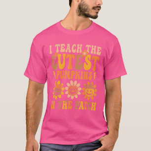 Camiseta Ensino Os Pumpkins Mais Cutres No Patch Hippie
