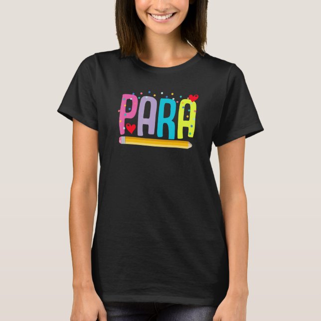 Camiseta Ensino Paraprofissional Professor (Frente)