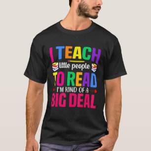 Camiseta Ensino Pequenas Pessoas Para Ler Professores