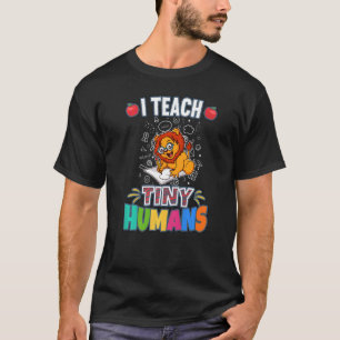 Camiseta Ensino Pequeno Humano Professor Primário Cla
