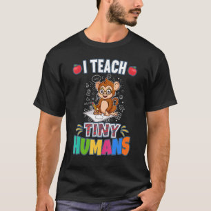 Camiseta Ensino Pequeno Humano Professor Primário Cla