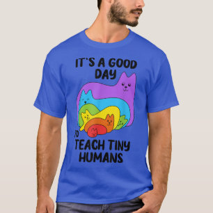 Camiseta Ensino pré-escolar Ensina Humans Pequeno Arco-Íris