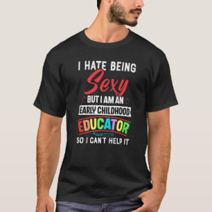 Camiseta Ensino pré-escolar Professora Ensino