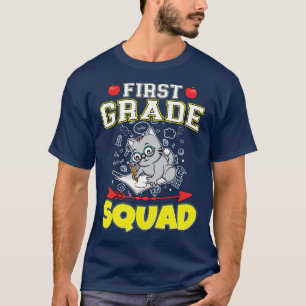 Camiseta Ensino primário engraçado no Quadrado de 1º grau