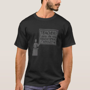 Camiseta Ensino Professora Eu Prefere O Termo Educação