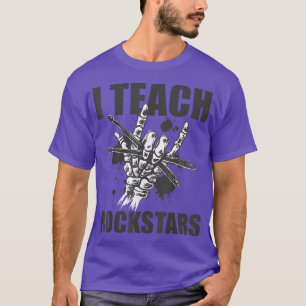 Camiseta Ensino Rockstars Música Arrumando Esqueleto de Pro