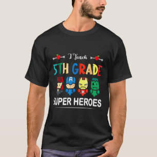 Camiseta Ensino Super-Heróis Da 5 Ck A Professora Da Escola