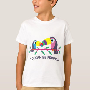 Camiseta Ensino Superior Pré-escolar Crianças Toucan