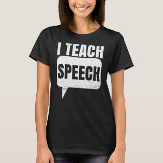 Camiseta Ensino Uma Citação De Voz Para Uma Terapia De Líng