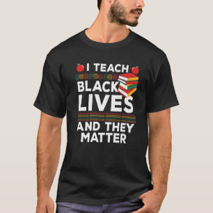 Camiseta Ensino Vidas Negras E Elas Importam História Negra