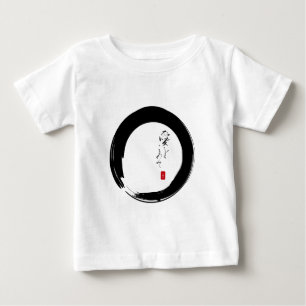 Camiseta Enso com texto kanji "Com amor"