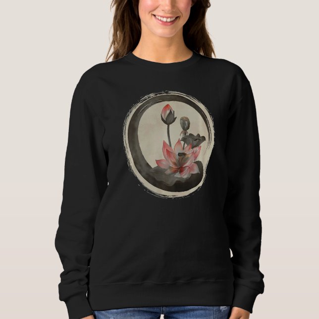 Camiseta Enso Zen Circle E Lotus (Frente)