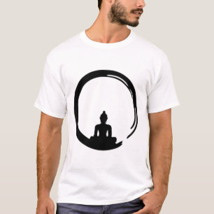 Camiseta Enso, Zen, Círculo, Meditação Buda Japão Caligr