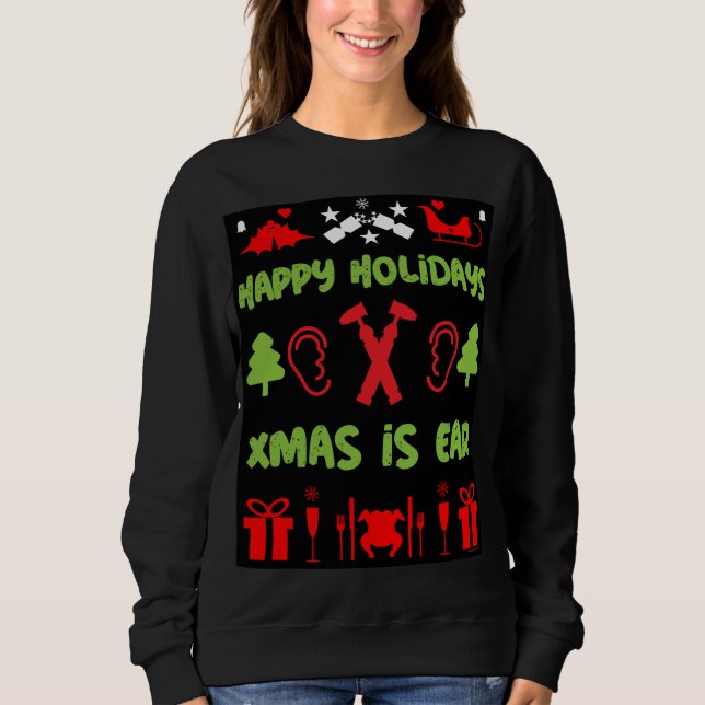 Camiseta ENT Otorrinolaringologista Xmas Sw (Frente)