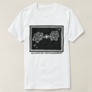 Camiseta Entangimento Quântico tep por ScienceFrontiers