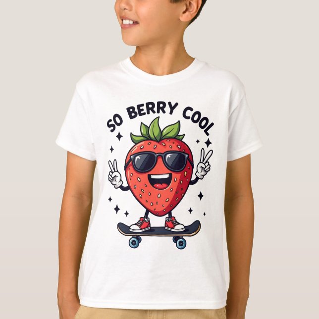 Camiseta Então Berry Legal Fruta Lover Strawberry (Frente)