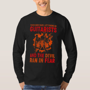 Camiseta Então Deus Disse Que Deveria Haver Guitarrista