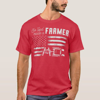 Camiseta Então Deus Fez Um Agricultor, Fazendo Um Agriculto