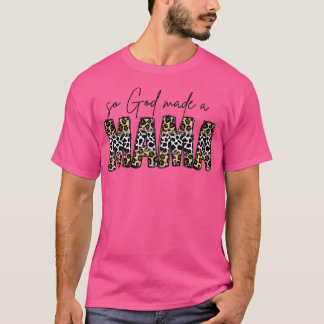 Camiseta Então Deus Fez Um Tanque De Mama Boho Mama Leopard