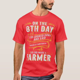 Camiseta Então Deus Fez uma Agricultura Agrícola