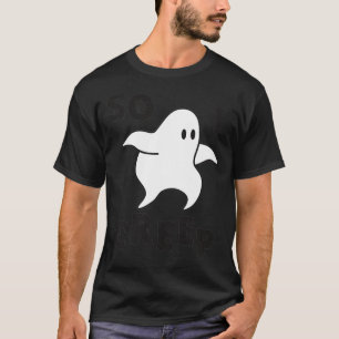 Camiseta Então, Eu Choro Halloween Ghost Engraçado Ghost Ha
