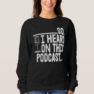 Camiseta Então Eu Ouvi Neste Podcast Tee Women Karaoke